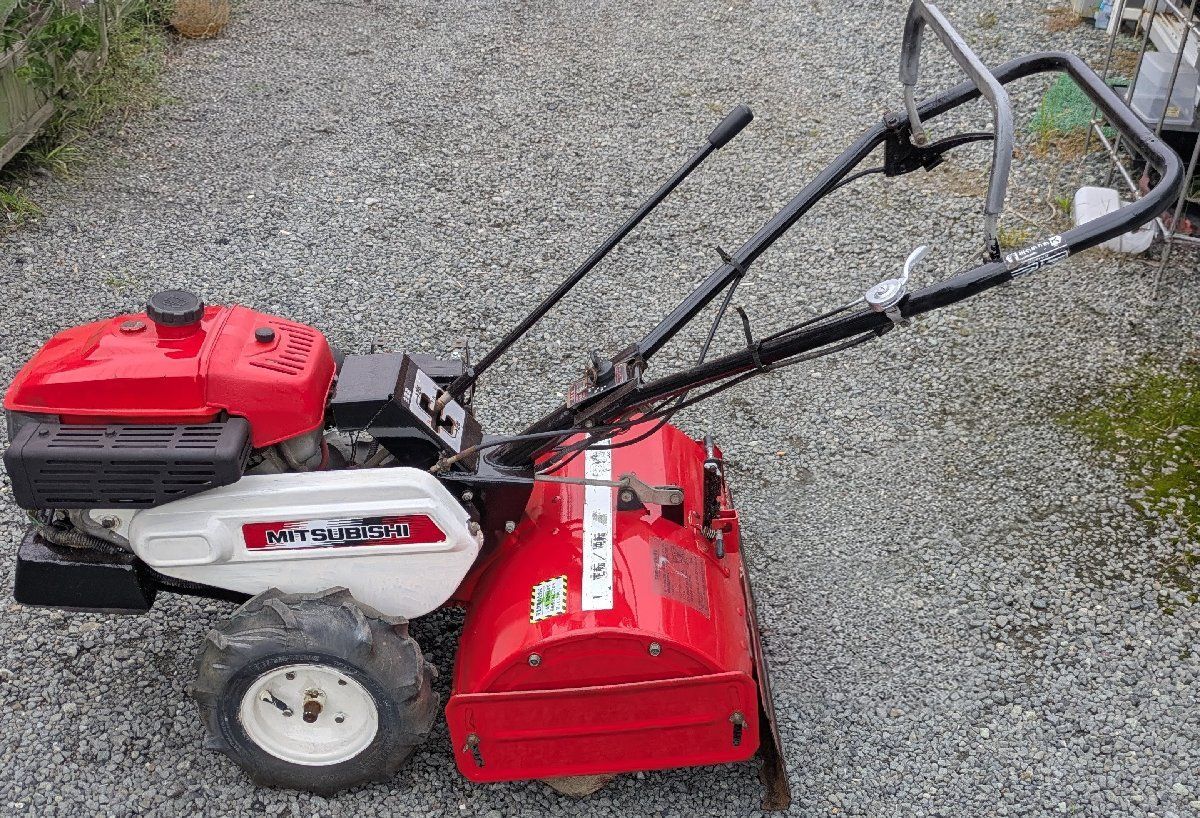 鹿児島発 三菱セル始動ガソリンエンジンミニ耕うん機MMR60 送料別