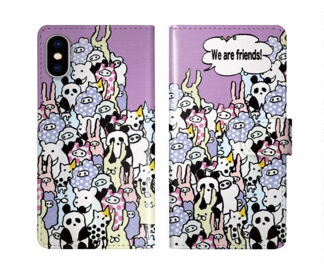 [AQUOS R2 SH-03K SHV42 706SH] iPhone15 ケース スカラー スマホケース 手帳型 iPhone16 ケース iPhone 16 15 14 13 SE 第3世代 第2世代 スマホカバー 全機種対応 手帳 ScoLar アニマ