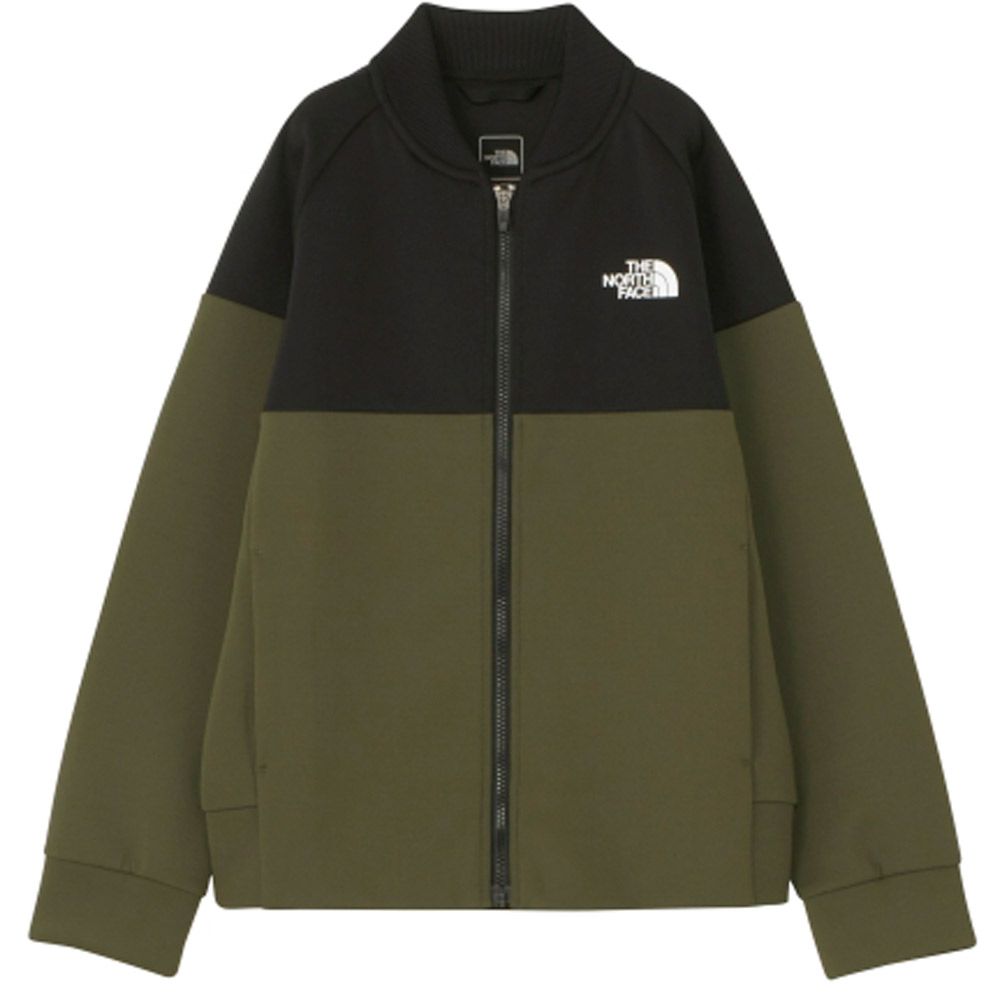 ザ ノース フェイス THE NORTH FACE アウトドア マウンテントラックジャケット キッズ Mountain Track Jacket 上着 アウター ダブルニット素材 吸汗速乾 静電ケア 記名ラベル付き ロゴ NTJ62230 NT ニュートーフ