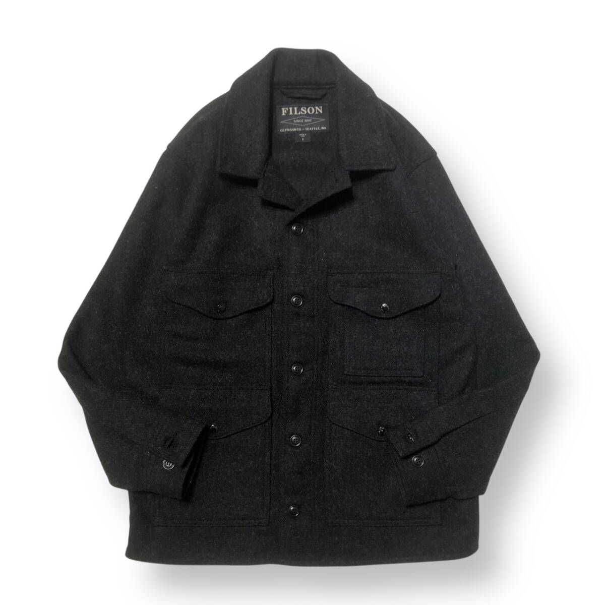 FILSON MACKINAW WOOL JACKET ジャケット サイズ S ブラック フィルソン