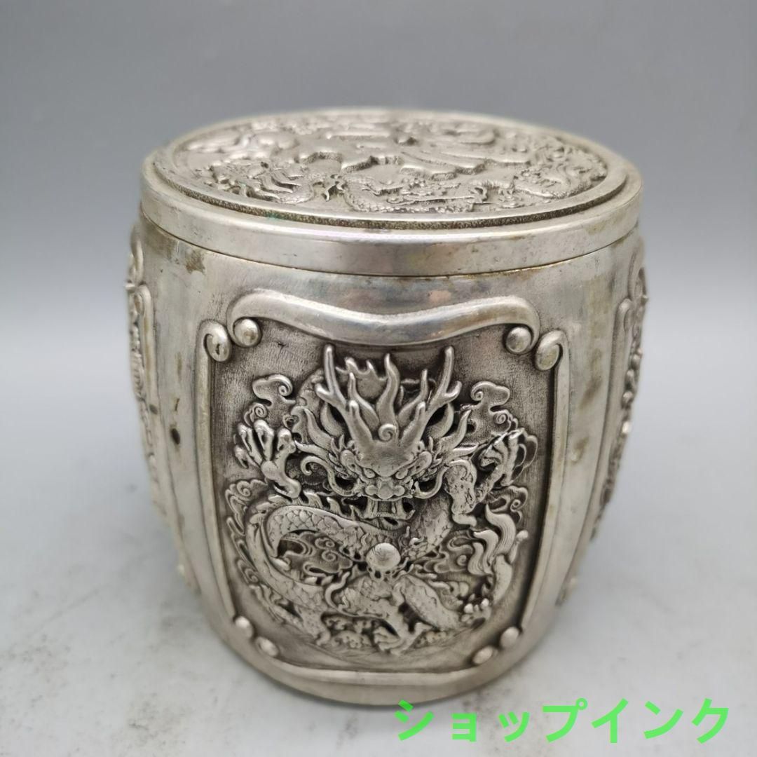 茶壺 双竜匣銅壺 銅器 茶道具 香道具 装飾品 工芸品 美術品 置物 茶壺 双竜匣銅壺 銅器 茶道具 香道具 装飾品 工芸品 美術品 置物