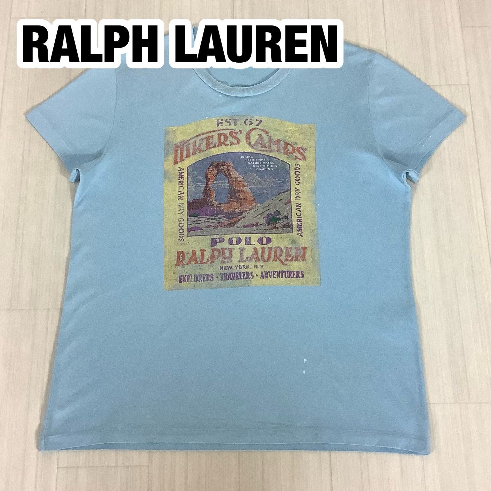 RALPH LAUREN ラルフローレン 半袖Tシャツ レディースL ライト
