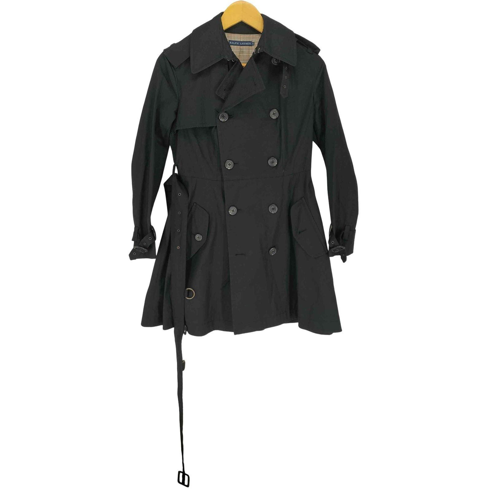 【新品タグなし】RALPH LAUREN トレンチコート　7号 ラルフローレン RALPH LAUREN コットンショートトレンチコート