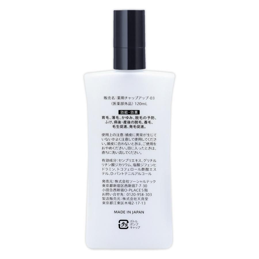 薬用チャップアップ-03 120mL 1本 （医薬部外品） 男性用育毛剤 CHAP