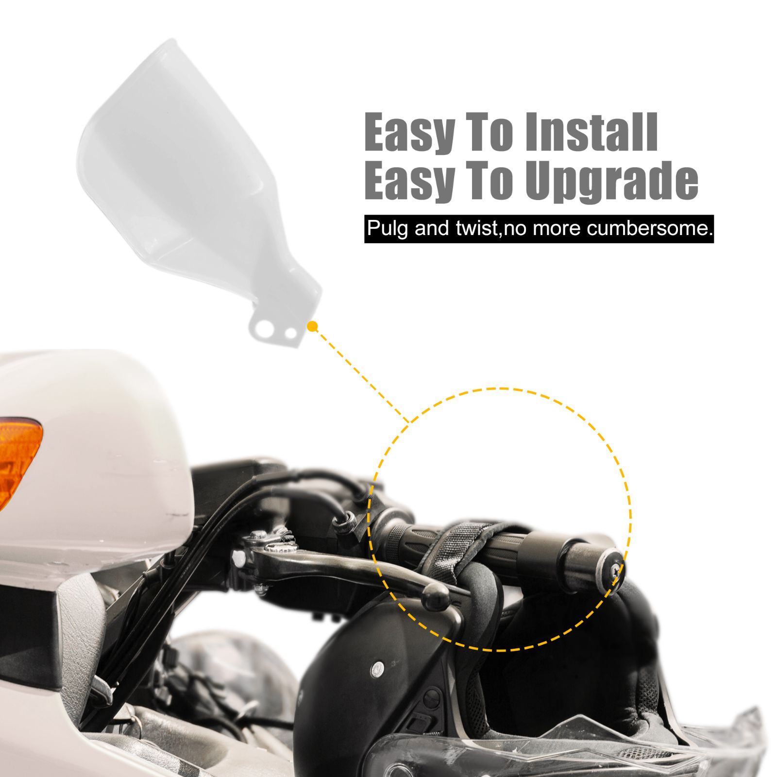 バイクハンドルバーハンドガード 新しいオートバイハンドガード