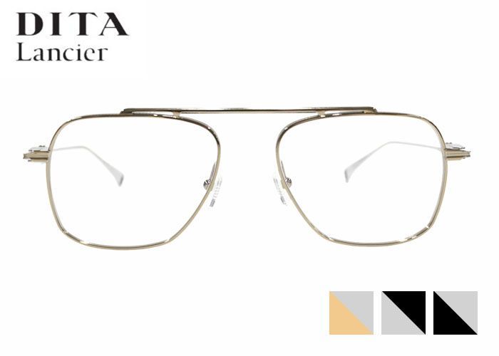 ディータ ランシアー DITA Lancier dlx140-a lsa-140 ティアドロップ フルリム チタン 伊達 度付き メンズ レディース メガネ めがね 眼鏡 53□17