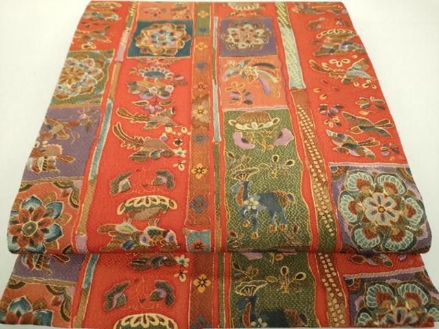 平和屋着物○極上 初代 染人・山岡古都 首里琉染 九寸開き名古屋帯  