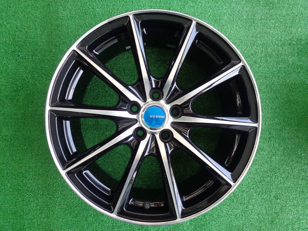 軽量モデル! 7J-17インチ 5H100 +53 エコフォルム CRS15 中古 軽量モデル! 7J-17インチ 5H100 +53 エコフォルム CRS15 中古