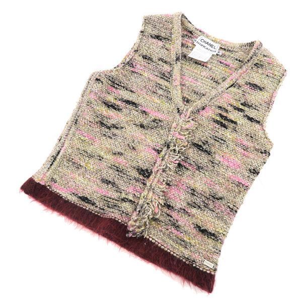  シャネル 99 Aニットベスト P 14059 Bランク ベスト ジレ ベスト ジレ ビスチェ