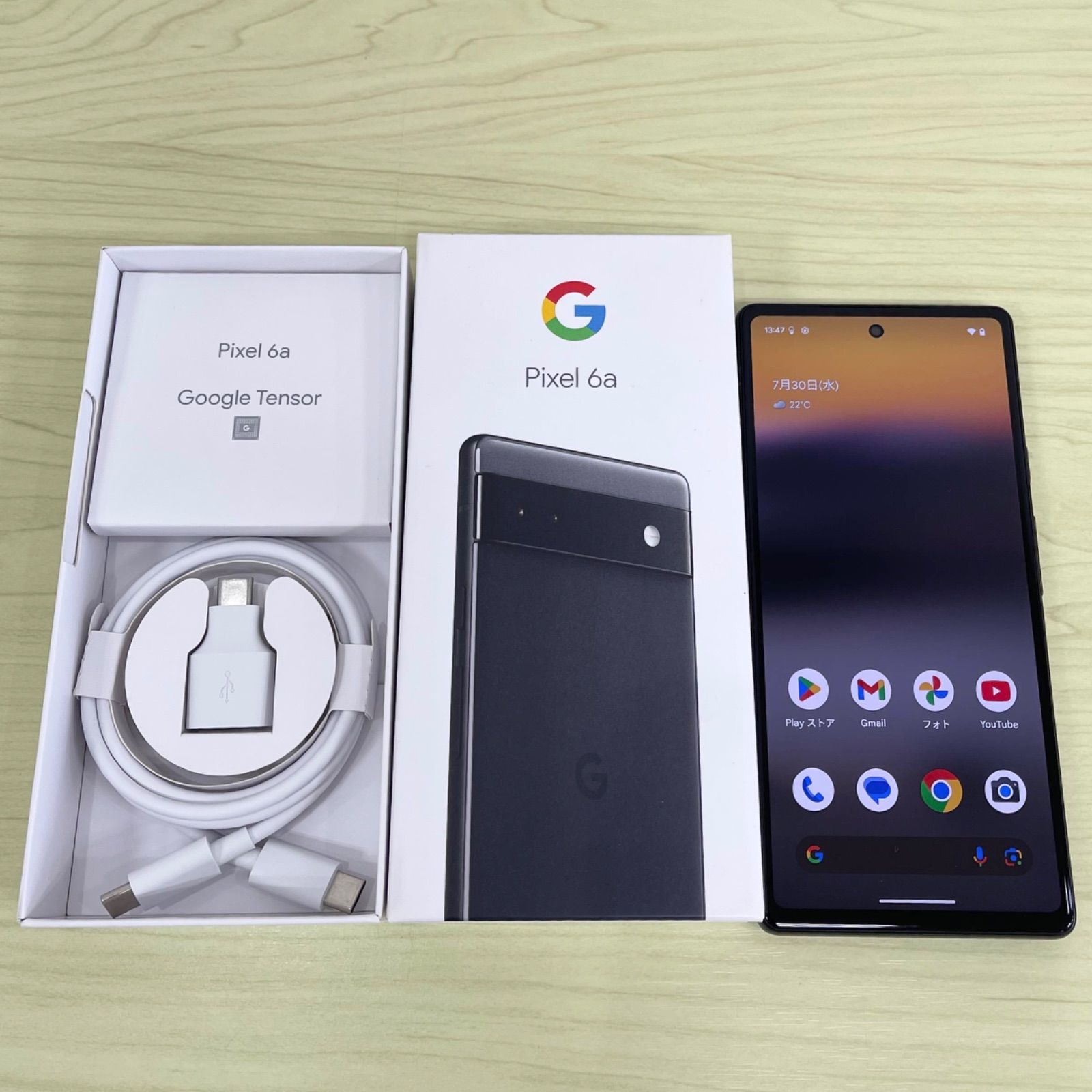 美品】Google Pixel6a 128GB Charcoal SIMフリー 21481 - メルカリ