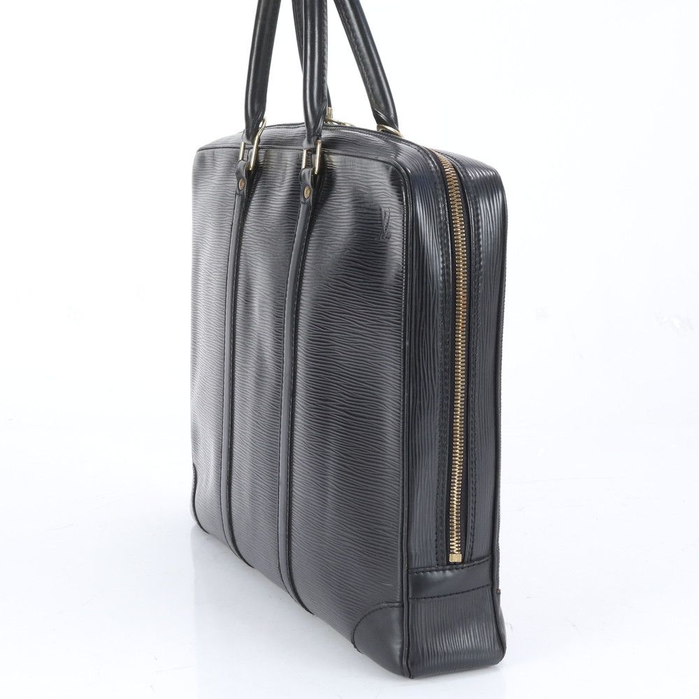 A4可 美品 ルイヴィトン レザー ビジネスバッグ エピ ポルトドキュマン 黒 楽天市場】【バッグ】LOUIS VUITTON ルイ ヴィトン エピ ポルト