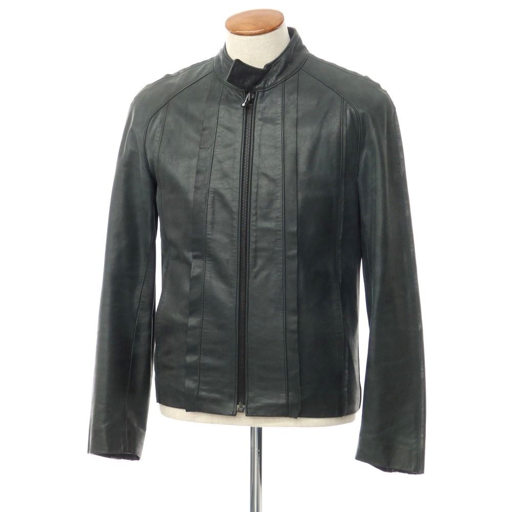 中古】マルタンマルジェラテン Martin Margiela 10 ラムレザー ジップ  