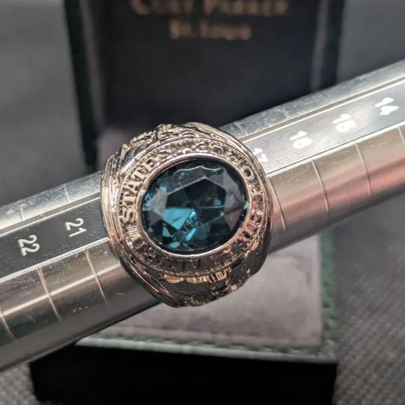 アメリカ空軍 ホワイトゴールドメッキ GP アーミー ミリタリーリング