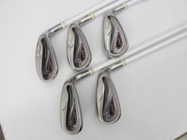 品質100％保証! Cランク レディースアイアンセット ヨネックス Fiore 2016 FR500 5本組 L 34 2963 【全品送料無料】