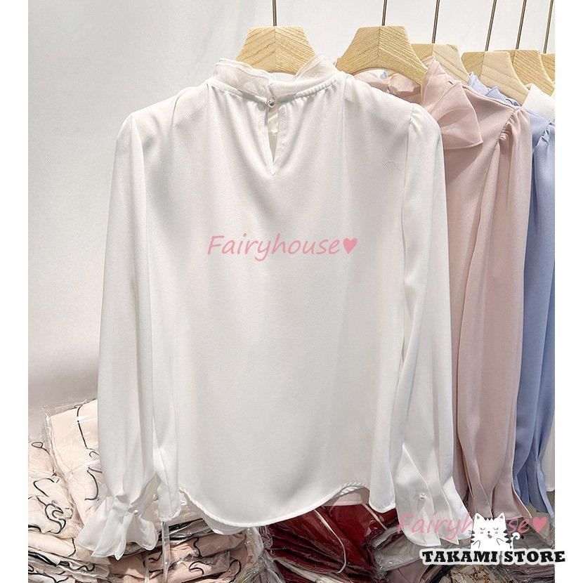 ブラウス レディース 長袖ブラウス 春夏秋 オフィスブラウス 白 オシャレブラウス レショントップス 韓国風 大人 上品 通勤OL ゆったりシャツ 大きいサイズ 40代 楽天市場】ブラウス レディース 長袖ブラウス 春夏 オフィス