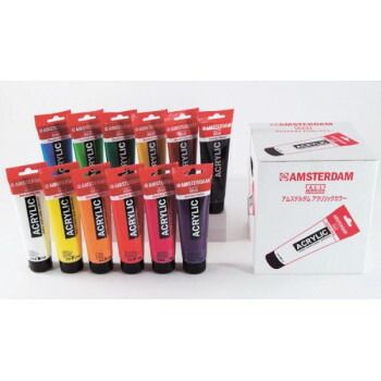 ターレンス アムステルダムアクリリックカラー120ml 12色ANセット AAC12SETAN 498779