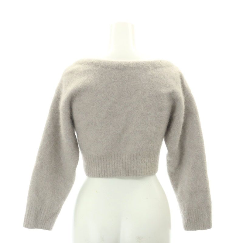 SNIDEL フォックスファーショートカーディガン ホワイト フォックスファーショートカーディガン（カーディガン）｜SNIDEL