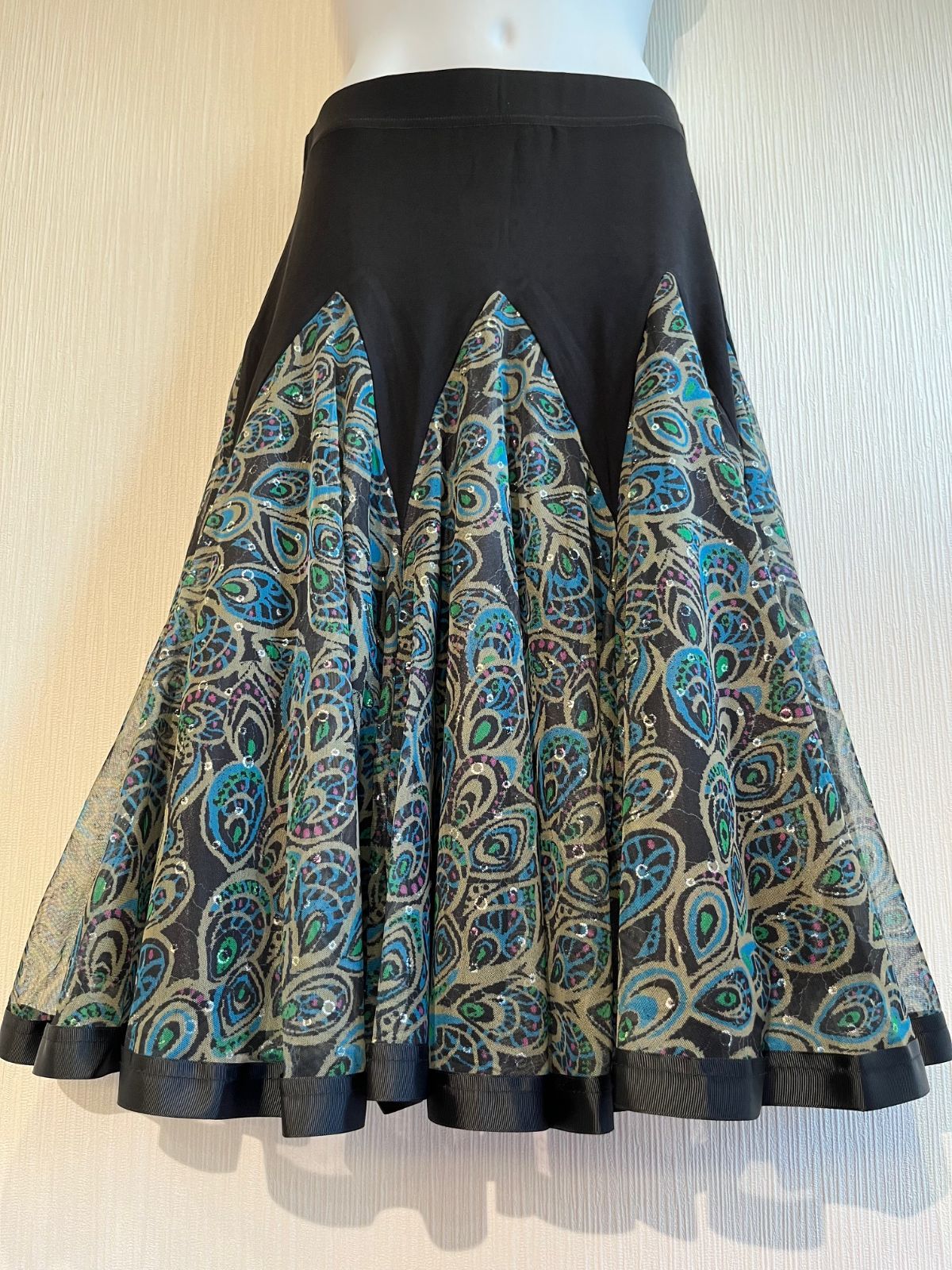 ストーン付き練習用ワンピース✦スタンダードの練習におすすめ！ 新品未使用ストーン付きダンス練習用ワンピース??スタンダードの