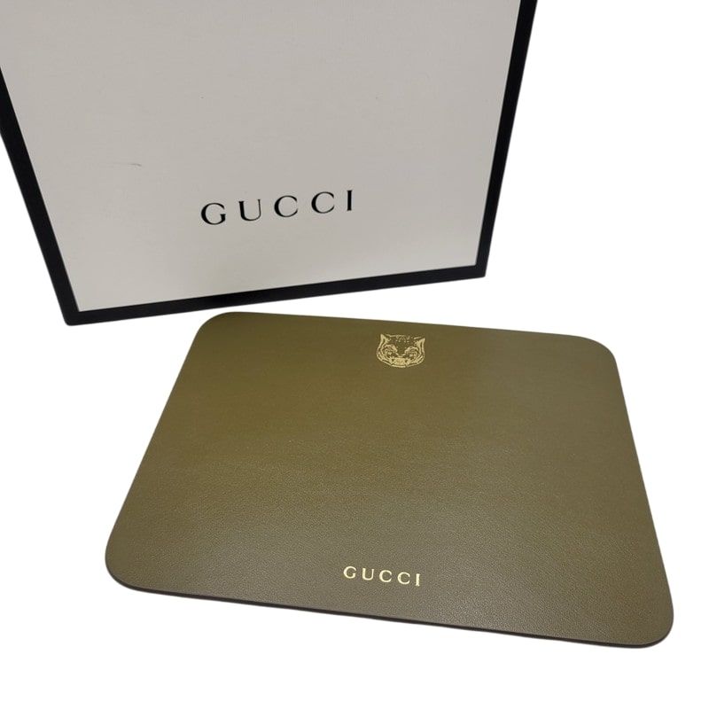 メンズ|レディース GUCCI グッチ タイガーヘッド マウスパッド 183-250318-as-13-IZU