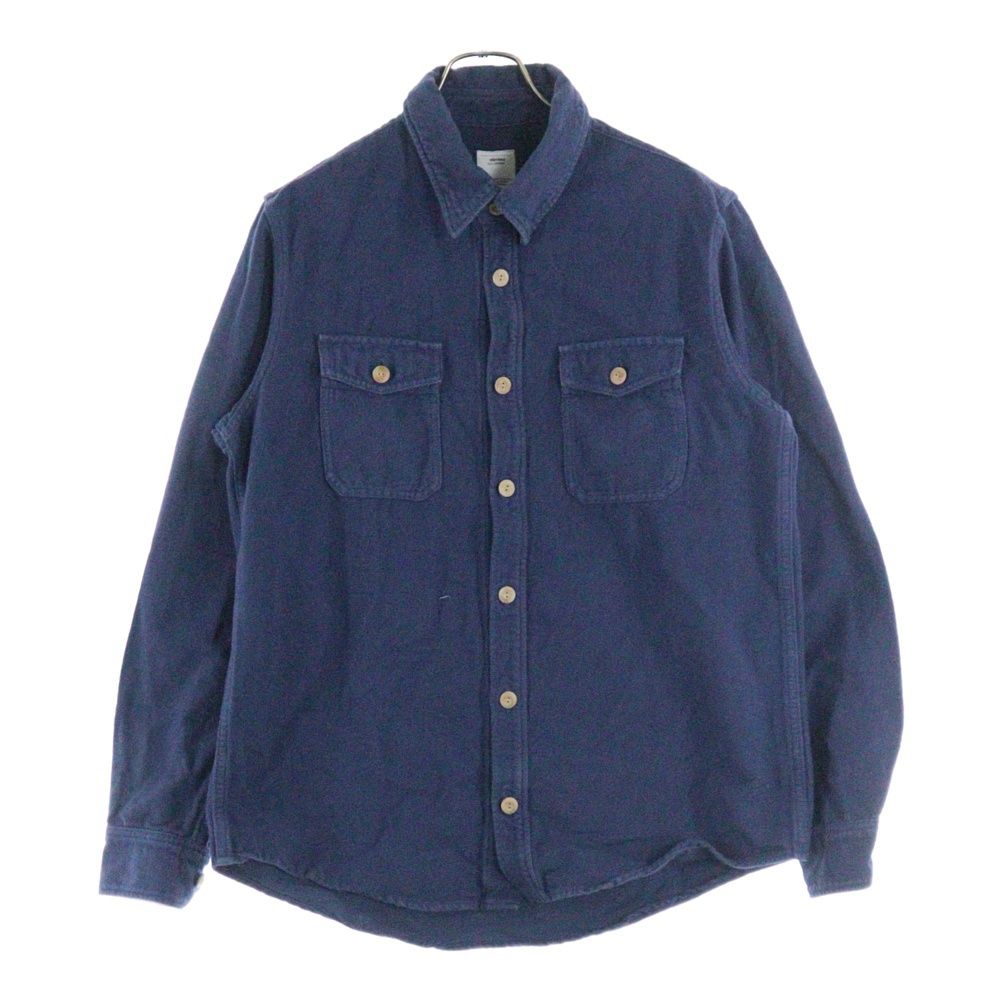 VISVIM ヴィスヴィム 18SS BLACK ELK FLANNEL 0118105011011 ブラックエルフランネル 長袖シャツ ネイビー VISVIM (ヴィスヴィム) 18SS BLACK ELK FLANNEL 0118105011011