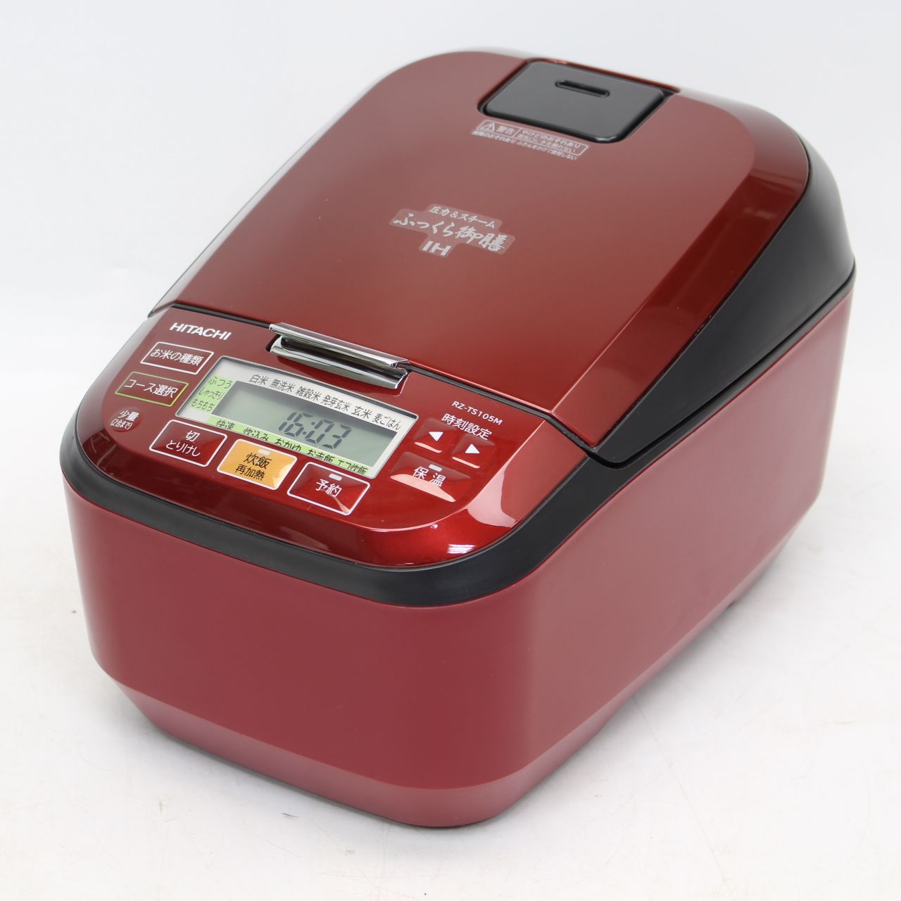 605 日立 炊飯器 RZ-TS105M 5.5合炊き 圧力-スチーム