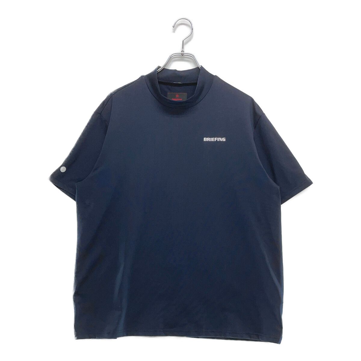 ショップ メンズ ブリーフィング BRIEFING 半袖シャツ L 紺 ネイビー