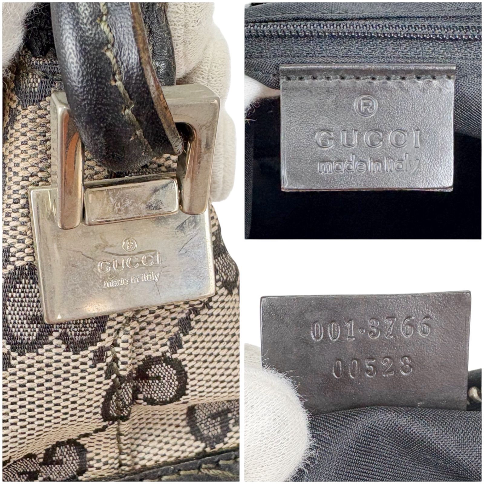 グッチ GUCCI ワンショルダーバッグ GGキャンバス ナイロン レザー 