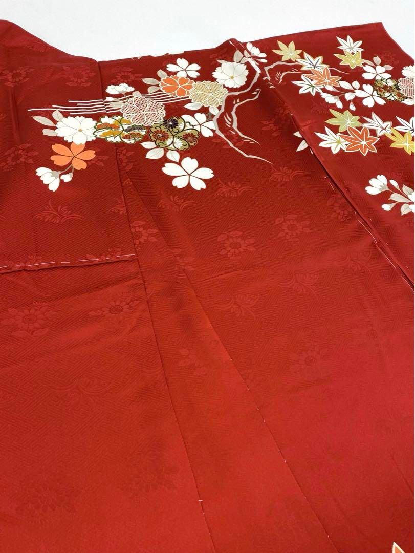 振袖 久保耕 久美すがた 仮絵羽 京友禅 振り布付き 正絹 未仕立て品 八掛付き 振袖 久保耕 久美すがた 仮絵羽 京友禅 振り布付き 正絹 未仕立て品 八
