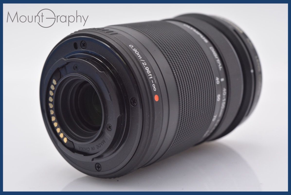 トレンド品から定番まで。 上 オリンパス OLYMPUS M.ZUIKO DIGITAL 40-150mm F4-5.6 R ED MSC 前後キャップ-レンズフィルター付 完動 同梱可 am275 新品続々入荷中！