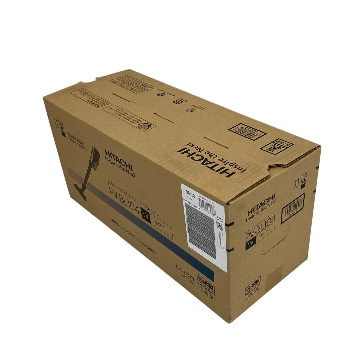 【新品】日立 コードレススティッククリーナー PV-BL1C4 ホワイト 日立 PV-BL1C4-W ラクかるスティック コードレススティック