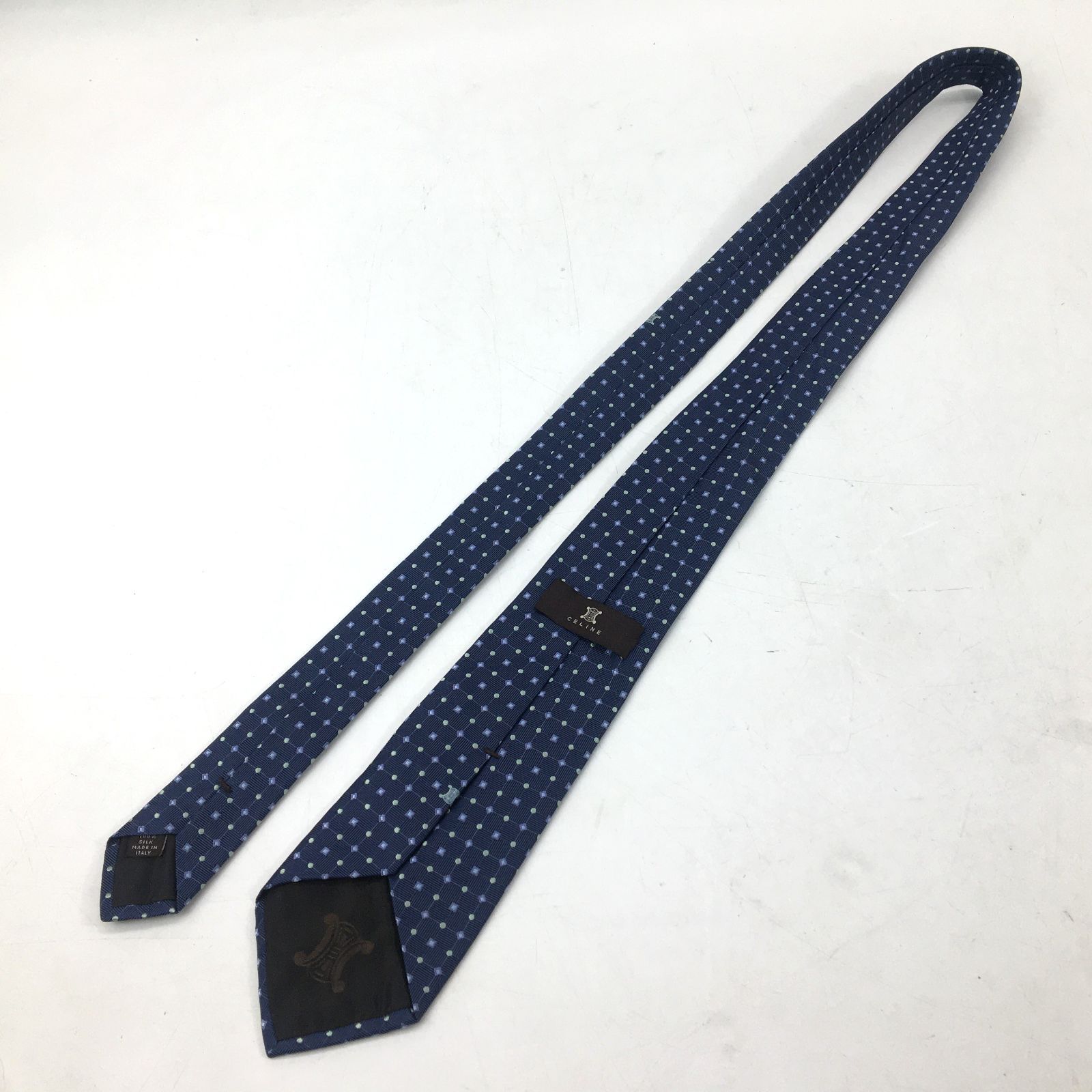 【TKJ様】セリーヌ ネクタイ Amazon | [セリーヌ] ネクタイ CL-38 ブルー wide9cm | ネクタイ