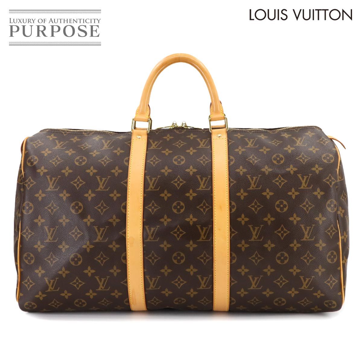 ルイ ヴィトン LOUIS VUITTON モノグラム キーポル 50 ボストン バッグ ブラウン M41426 Keepall 50 90298070