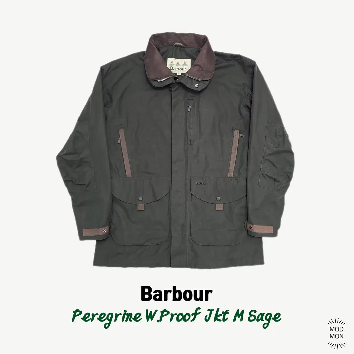 BARBOUR バブアー Peregrine ウォーターウルフ ブルゾン M