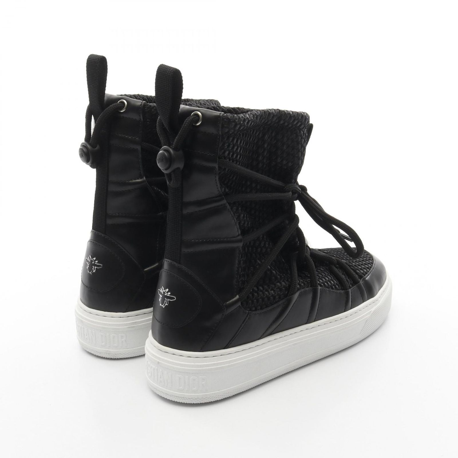 Dior レースアップメッシュブーツ size 37ハーフ クリスチャンディオール Christian Dior ブーツ メッシュ レザー