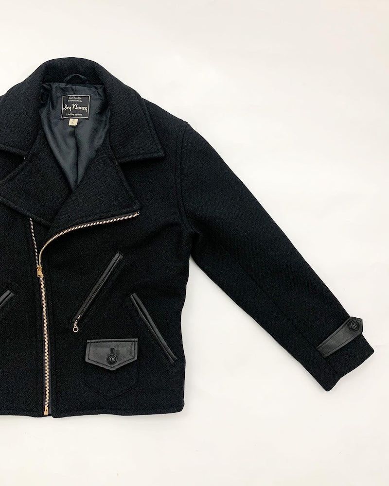 Dry Bones スタジャン 36 黒 【中古・古着通販】Dry Bones (ドライ