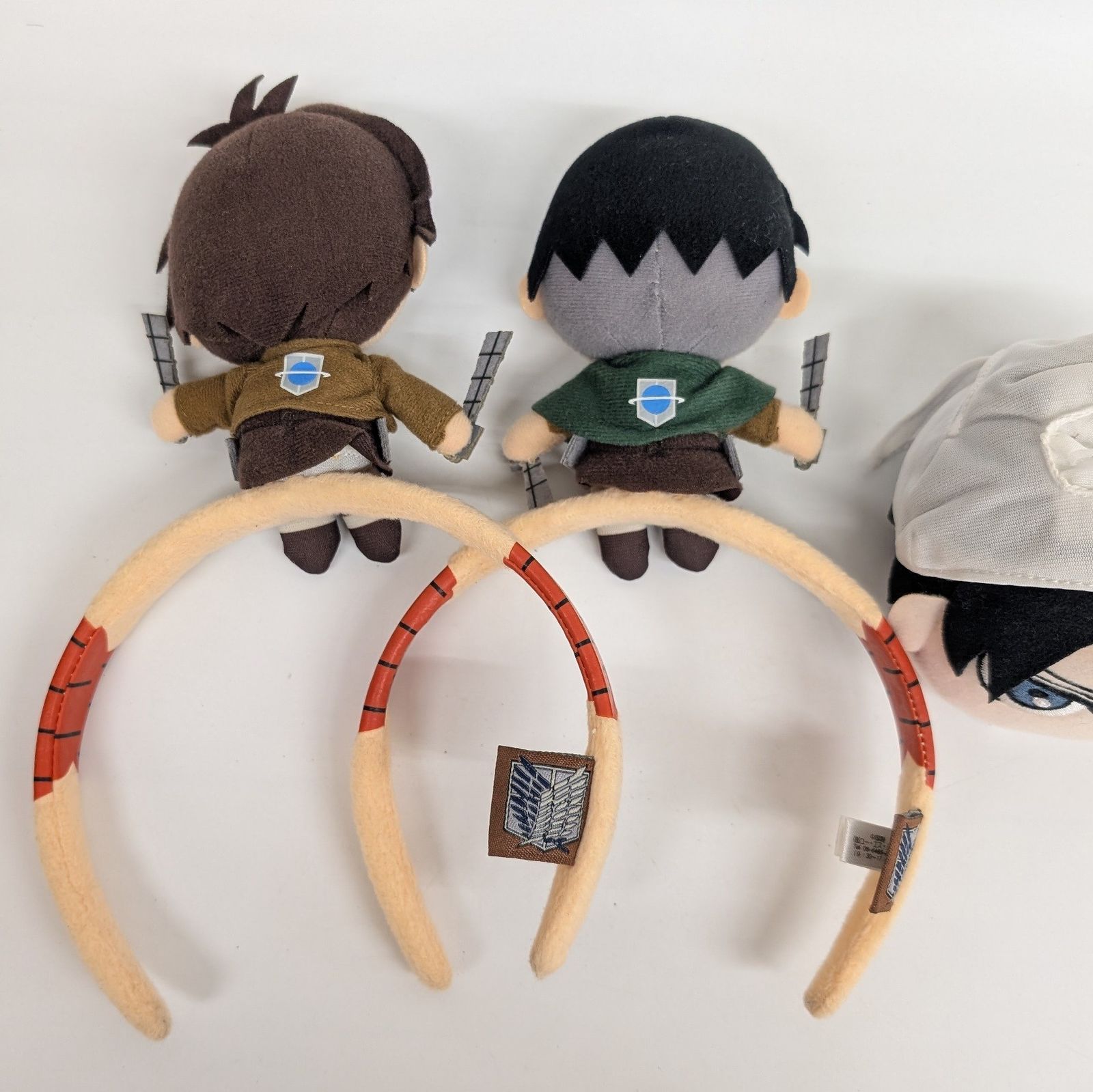 進撃の巨人 ユニバ限定 エレン リヴァイ ぬいぐるみ