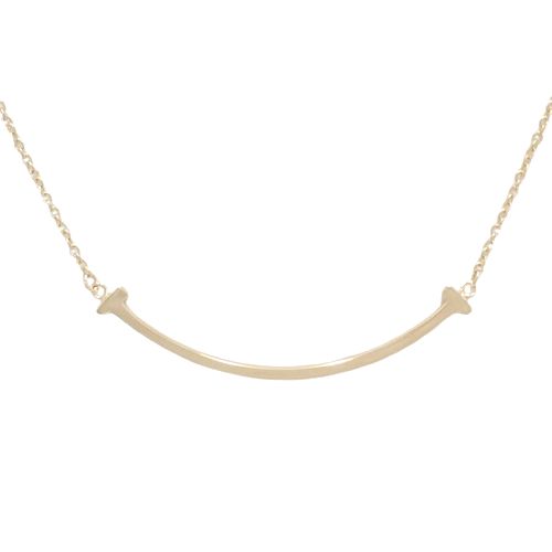 TIFFANY&Co. ティファニー T スマイル ペンダント スモール ネックレス  