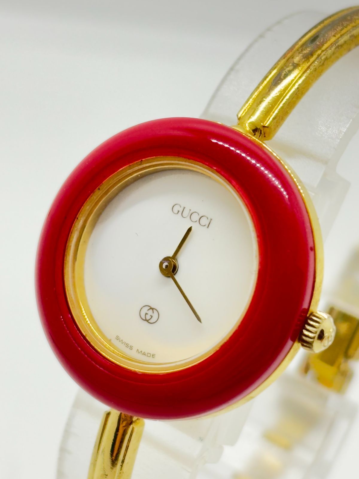 【GUCCI】稼動品！グッチ チェンジベゼル 赤 GUCCI チェンジベゼル 11/12.2L – 本橋時計店