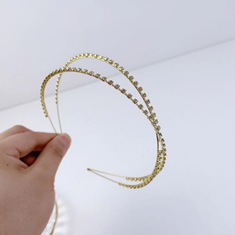 限カチューシャコーナー037キラキララインストーン付きジュエリー