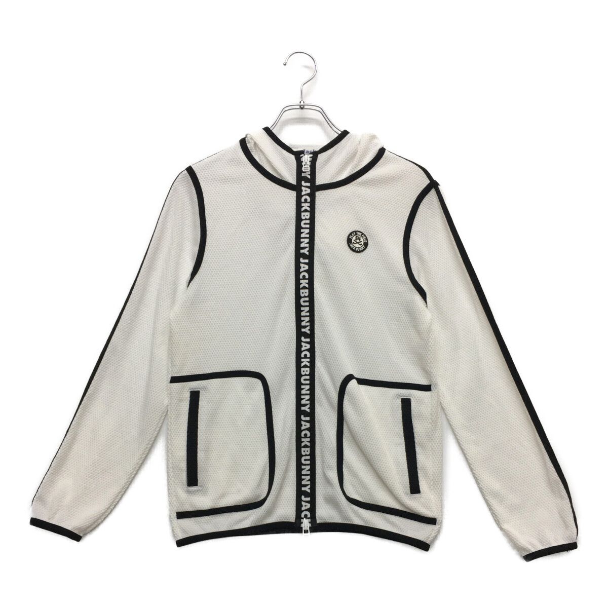  レディース ジャックバニー Jack Bunny!! ジャケット 1(M) 白 ホワイト ダブルジップパーカー