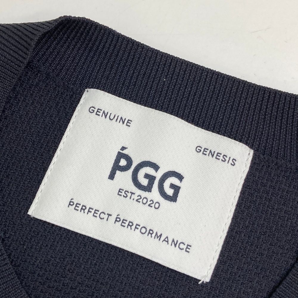 サイズ：1 PGG PEARLY GATES パーリーゲイツ 2024年モデル ニットセーター  ネイビー系 [240101480727] ゴルフウェア レディース ストスト サイズ：1 PGG PEARLY GATES パーリーゲイツ 2024年モデル ニット