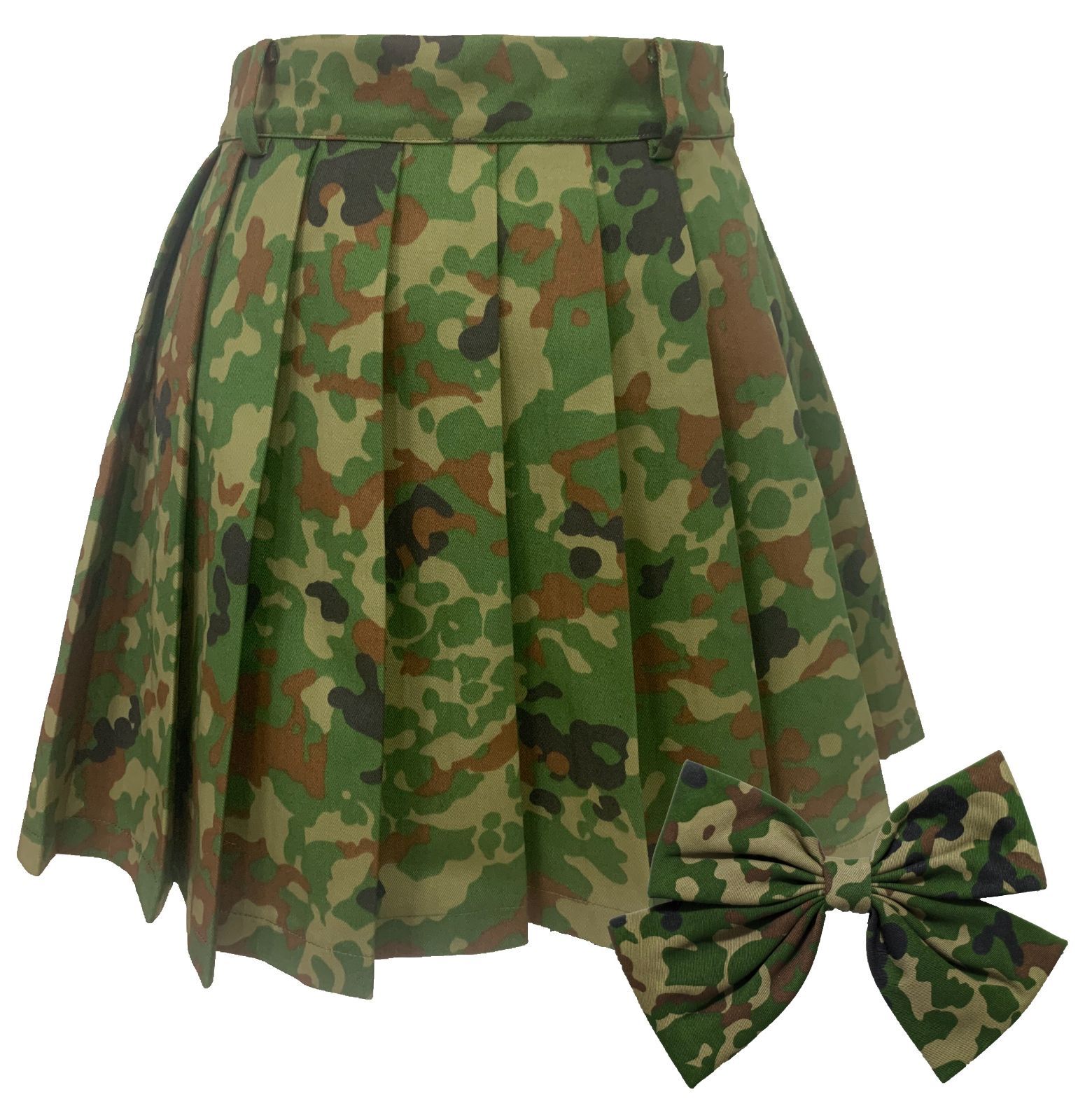 プリーツ スカート 陸上 自衛隊 迷彩 サバゲ― 制服 高校 戦闘 服 3型 リボン セット ミリタリー ミニ丈 ひざ丈 メンズ レディース カジュアル カモフラ カモフラージュ コスプレ S M L XL XXL XXXL 2L 3L 4L 2XL 3XL