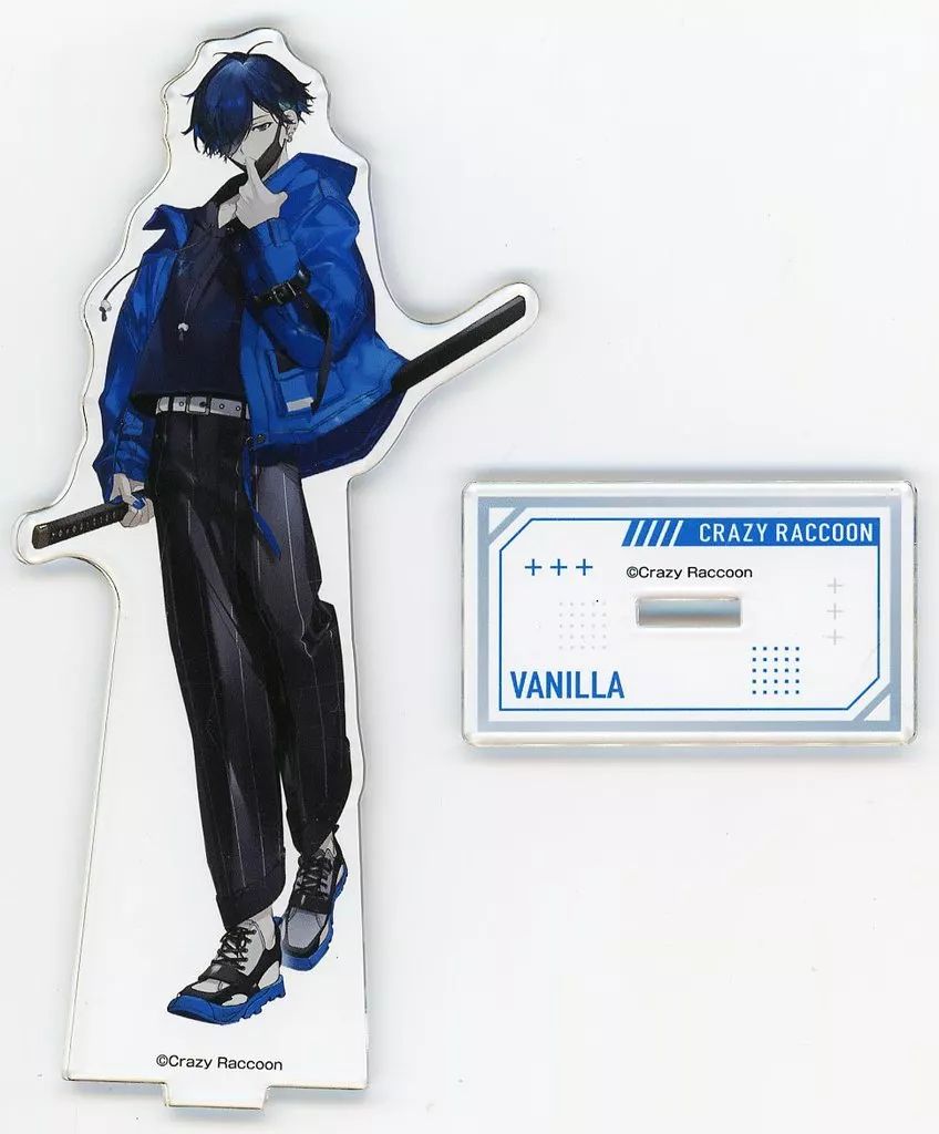 Crazy RaccoonVanilLa アクリルスタンド ローソン Amazon.co.jp: Crazy Raccoon ローソンコラボ アクスタ VanilLa