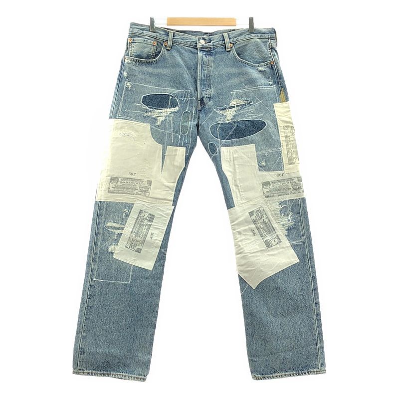Levi s | リーバイス | 2025SS | 501 LEVI S ORIGINAL EMP ダメージ加工 パッチワーク デニムパンツ | W38 L32 | インディゴ | メンズ