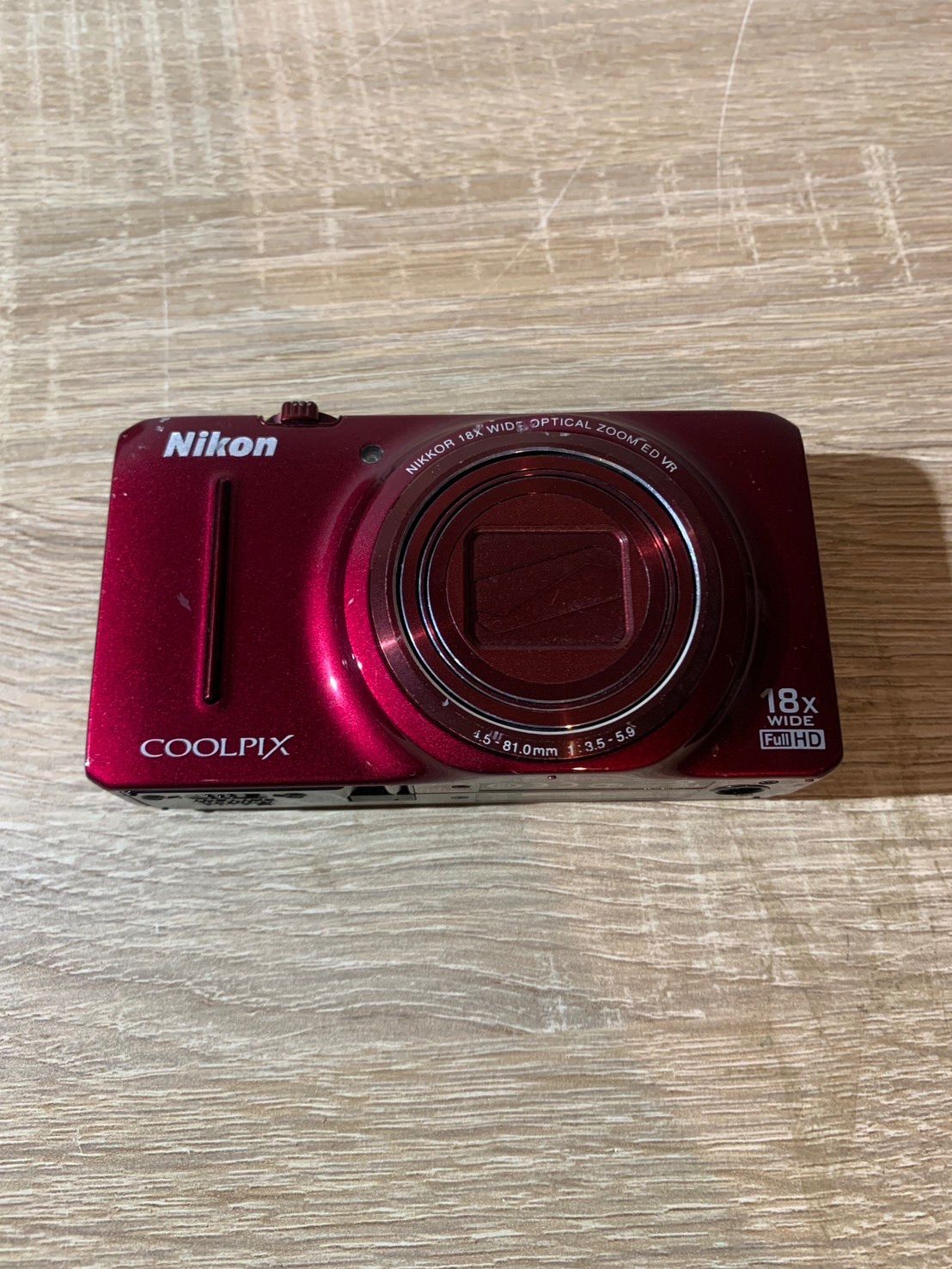 5905 Nikon COOLPIX S9300 ワインレッド