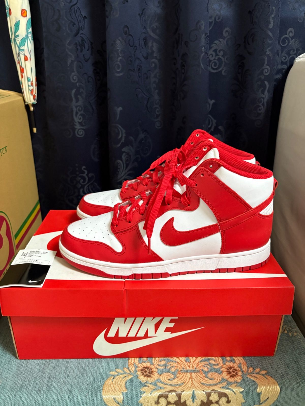 1度のみ使用】NIKE ナイキ サイズ30cm DUNK HIGH RETRO CHAMPIONSHIP 