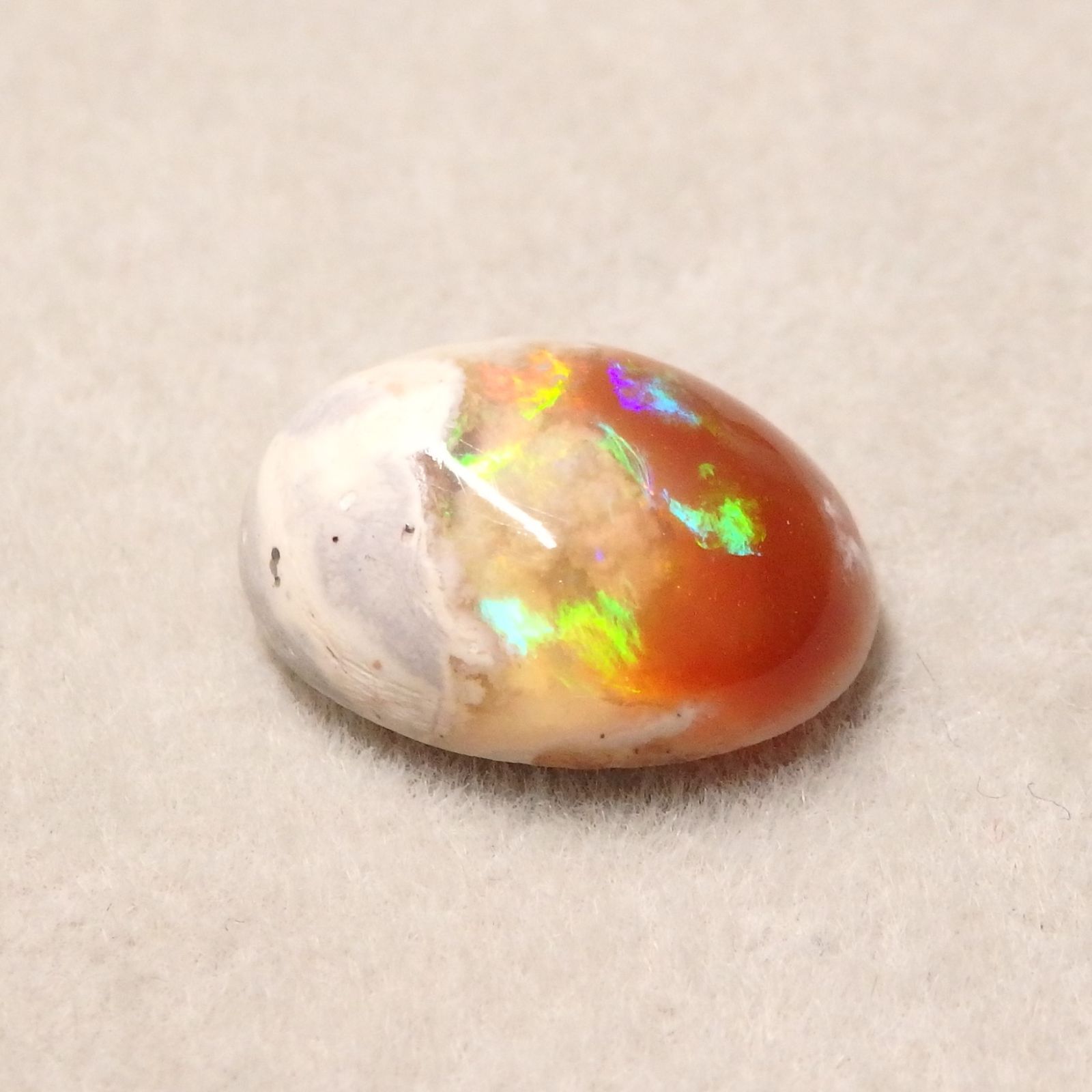 オパール母岩付 2.280ct Z0591 販売 色石宝石カンテラオパール ルース