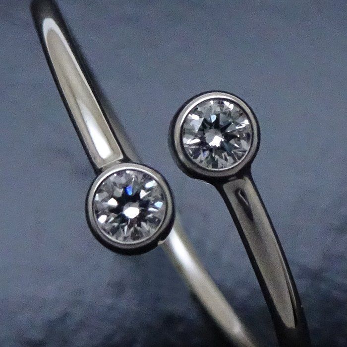 TIFFANY&Co. ティファニー ダイヤモンド フープ リング 指輪 12号 