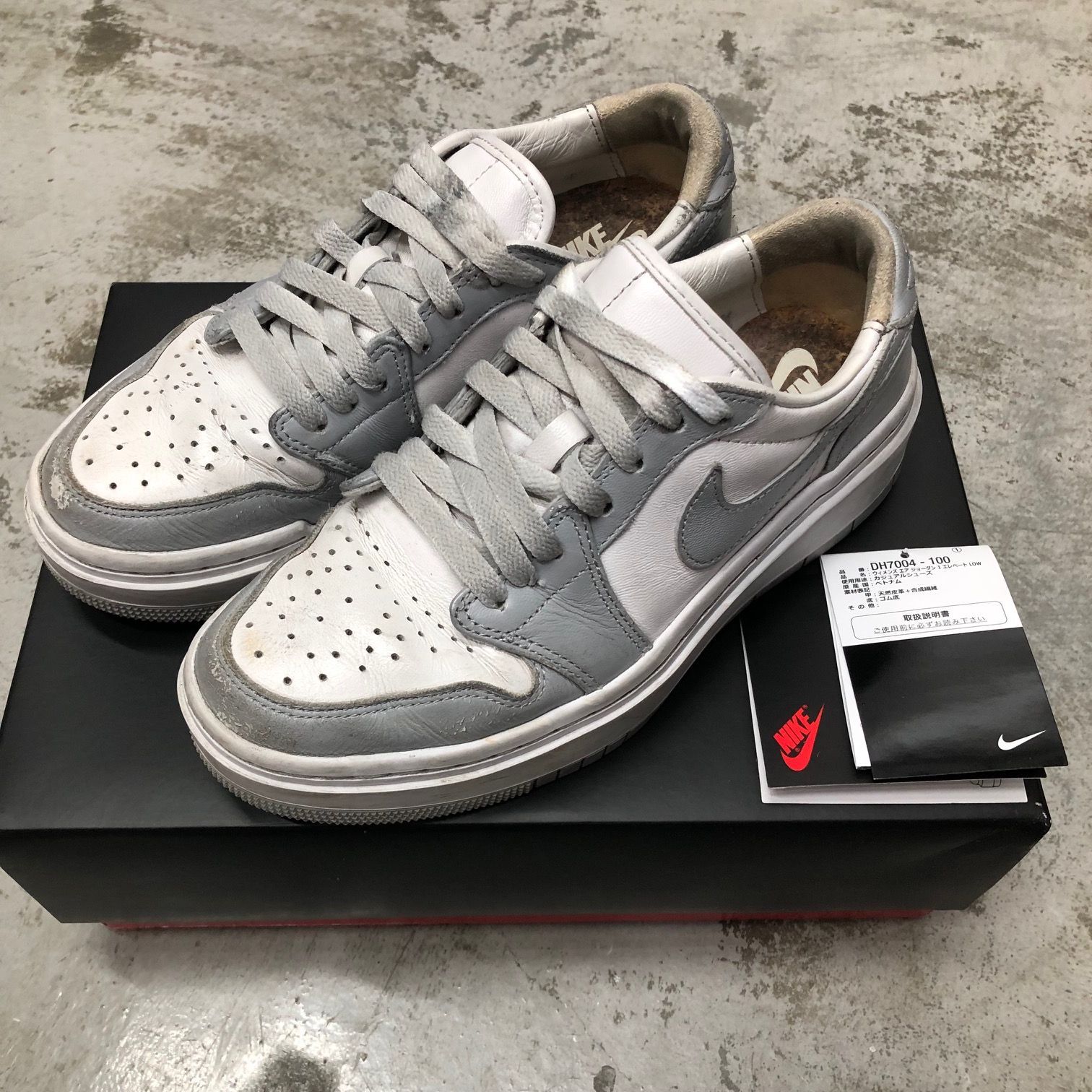 国内正規 Nike WMNS Air Jordan 1 Elevate Low Wolf Grey DH7004-100  