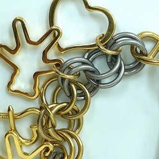 【大人気ギフト】PRADA◆チェーン ゴールド ブレスレット ハート ゴールド（金色）系 PRADA(プラダ) ブレスレット(レディース